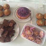 Consolor, purple cakes