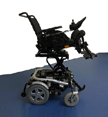 Powered wheelchair with lifter, Consolor